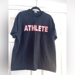 ATHLETE Graphic T-shirt Black XL